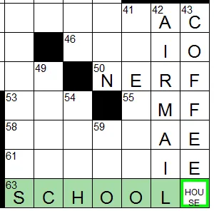 XWord rebus entry dialog for typing multi-letter crossword solutions in one square.